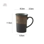 Tasse japonaise en terre cuite, modèle unique