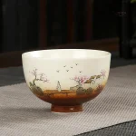 Tasse japonaise vintage en céramique artisanale