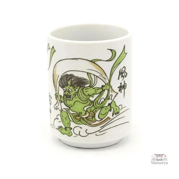 Tasse à thé céramique avec motifs japonais