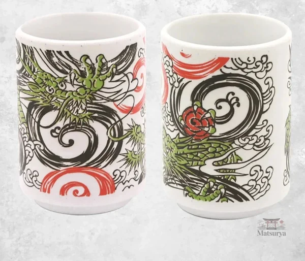 Tasses à thé céramique japonaise design élégant - vue 2