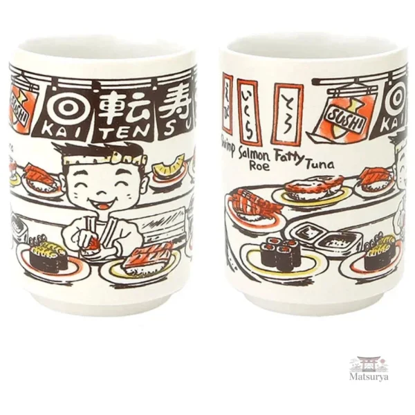 Design japonais pour tasses à thé uniques