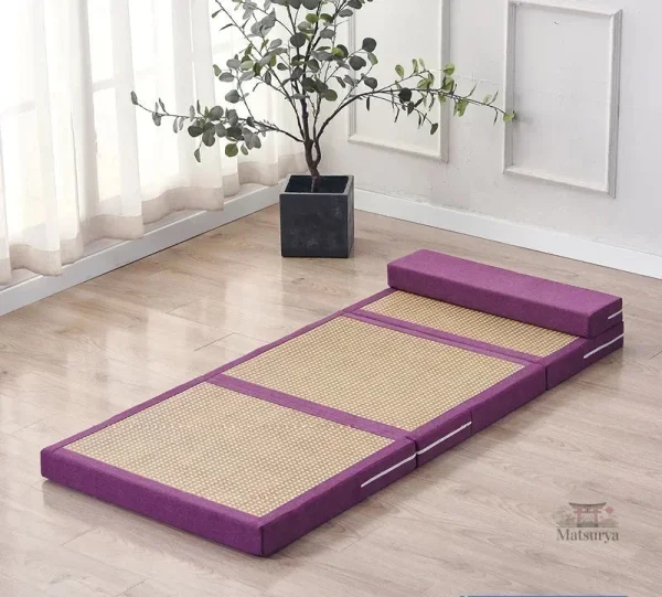 Tatami de sol traditionnel japonais