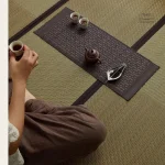 Tatami antidérapant pour yoga et méditation