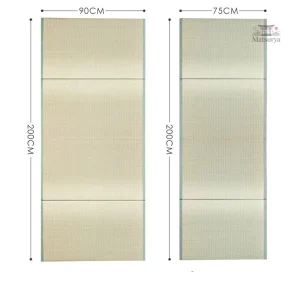 Tatami traditionnel japonais pour une expérience de sommeil authentique