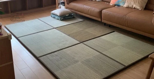 Tatami japonais chic et fonctionnel pour le foyer