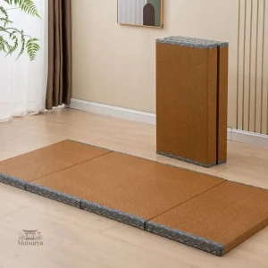 Tatami Japonais en Rotin Portable