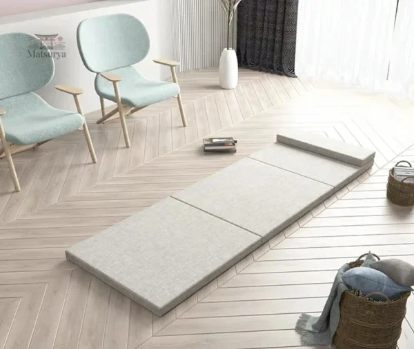 Tapis japonais pliant pour méditation