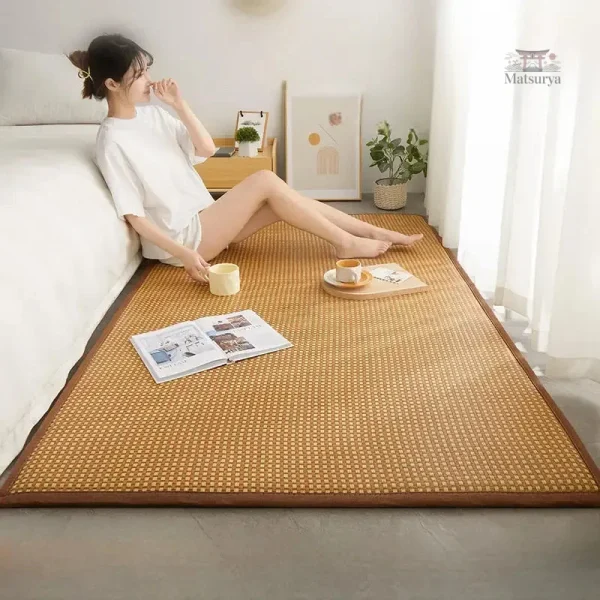 Tatami long pour intérieur, style japonais élégant