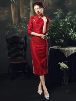 Style moderne de vêtement japonais pour femme chic