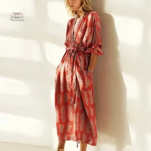 Kimono Femme avec motifs japonais colorés et stylés