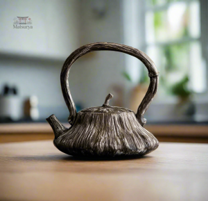 Théière rétro en céramique japonaise, artisanale et unique