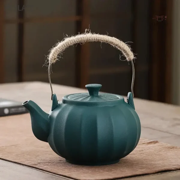 Théière citrouille pour moments de dégustation