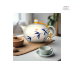 Théière artisanale japonaise en céramique raffinée