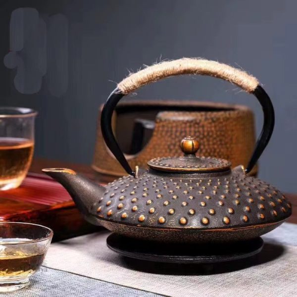 Théière en fonte japonaise pour infusion parfaite