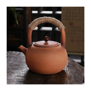 Théière en terre cuite pour infusion traditionnelle