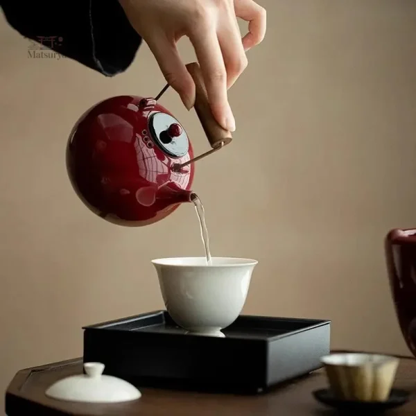 Théière traditionnelle japonaise pour une infusion parfaite