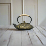 Théière en céramique avec motif bambou japonais
