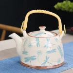 Théière japonaise avec motifs