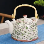 Théière en porcelaine bleue