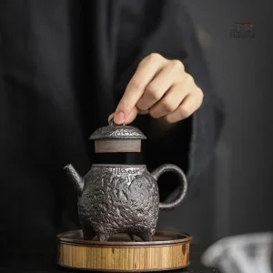 Pot à thé japonais élégant et fonctionnel