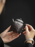 Théière japonaise artisanale pour le thé vert