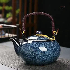 Théière Japonaise Vintage en céramique artisanale