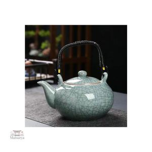 Théière Vintage inspirée de l'art japonais