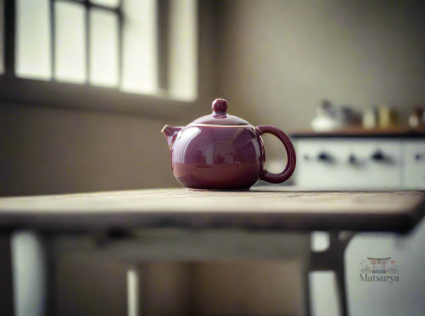 theiere-japonaise-violette-1 Théière Japonaise Violette élégante et raffinée