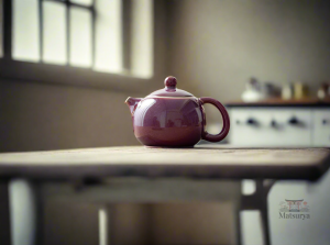 Théière Violette traditionnelle pour infusion de thé