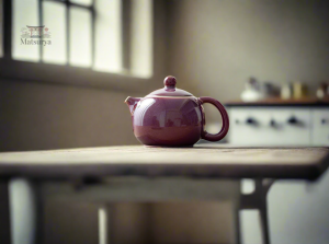 Théière Japonaise en céramique violette unique