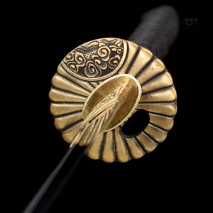 Katana Japonais avec poignée en bois authentique