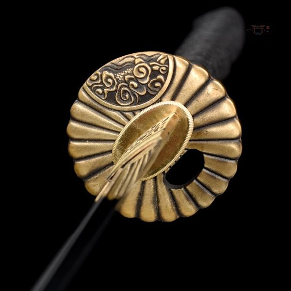 Katana Japonais avec poignée en bois authentique