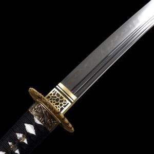 Lame courbée du Katana Japonais, symbole de la culture nippone