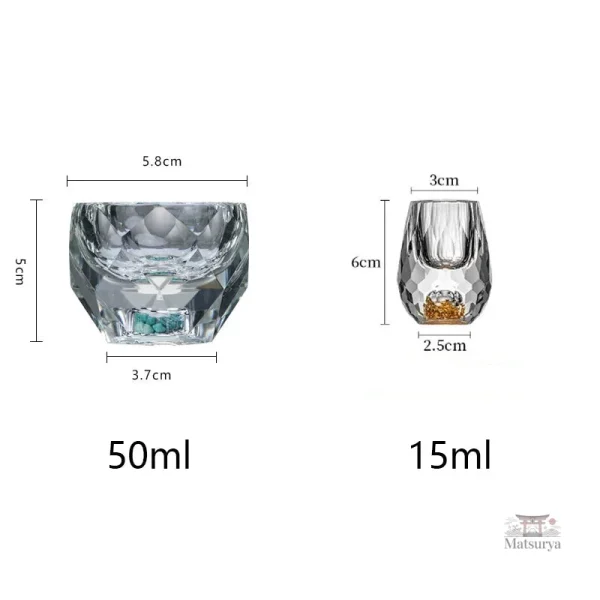 Verre à saké au style japonais unique