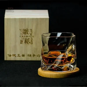 Verre à Whisky japonais à forme irrégulière
