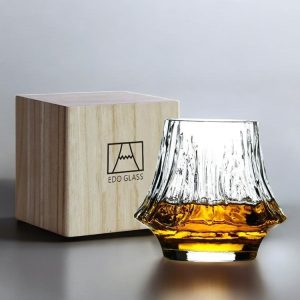 Verre à whisky japonais Fuji en cristal élégant