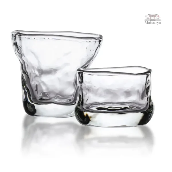 Authentique verre à whisky, style nippon traditionnel
