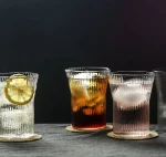 Verre japonais pour dégustation de whisky, style ondulé