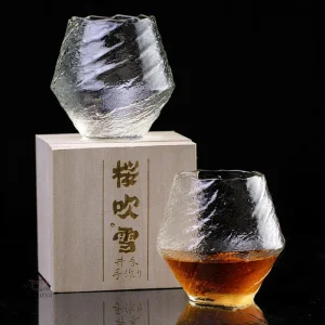 Verre à Whisky Ukiyo en design japonais traditionnel