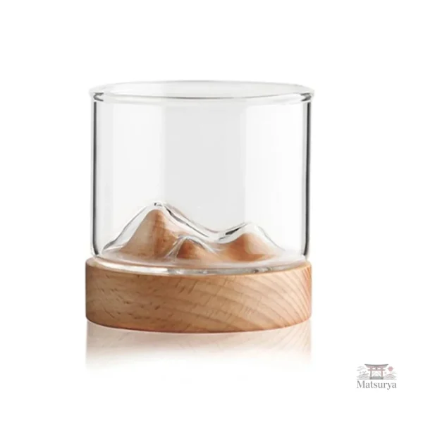 Verre en bois, style japonais