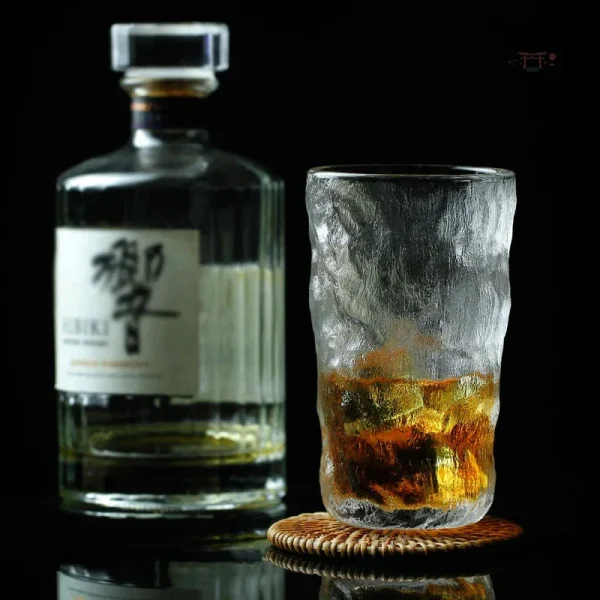 Verre Japonais en finition givrée
