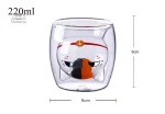 Verre japonais avec design Nyanko Sensei