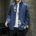 Kimono Homme avec Motif Grues Chic