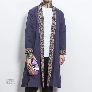 Veste kimono longue pour homme