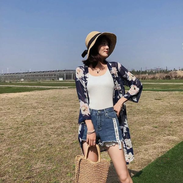 Kimono Femme à la coupe fluide et moderne
