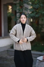 Kimono léger pour femme, style automnal