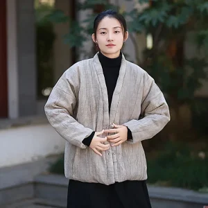Kimono léger pour femme, style automnal