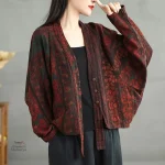 Kimono femme avec motifs élégants et coupe fluide