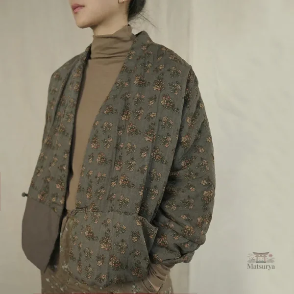 veste-kimono-femme-en-coton-1 Veste Kimono Femme en Coton