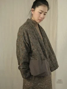 Veste légère en coton, design moderne pour femme